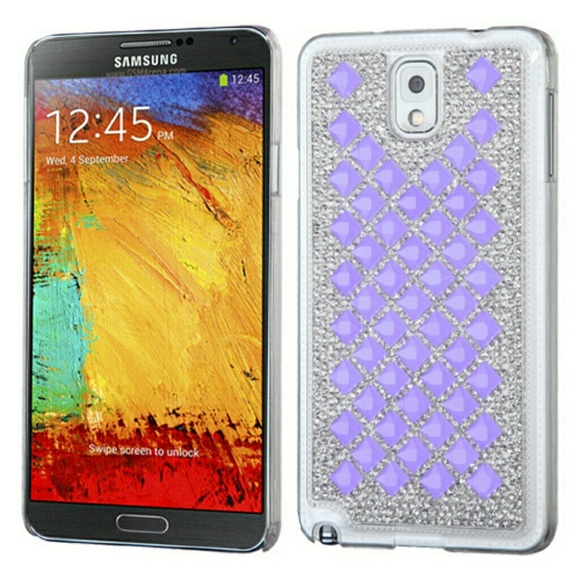 For SAMSUNG NOTE 3 Purple Desire Back Protector co