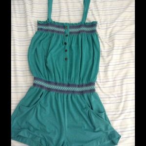 🚫SOLD🚫 Sea Green Romper