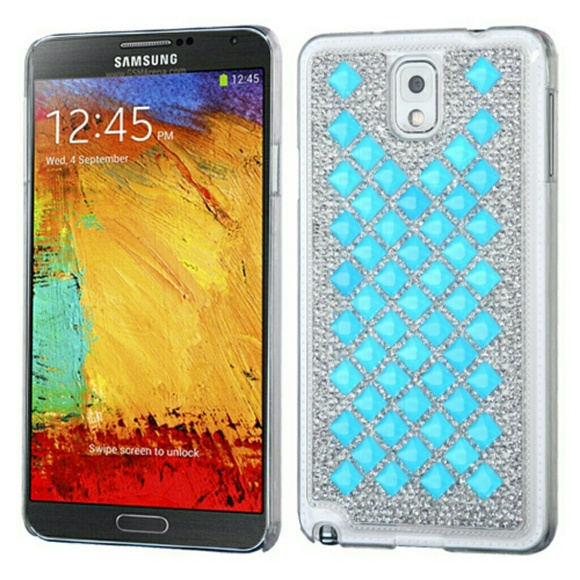 For SAMSUNG NOTE 3 Blue Desire Back Cover