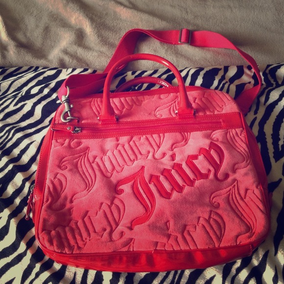 Amazing 💎Rare💎 Juicy Couture Red Laptop handbag