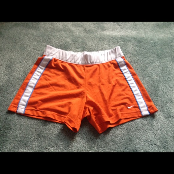 Orange Nike shorts