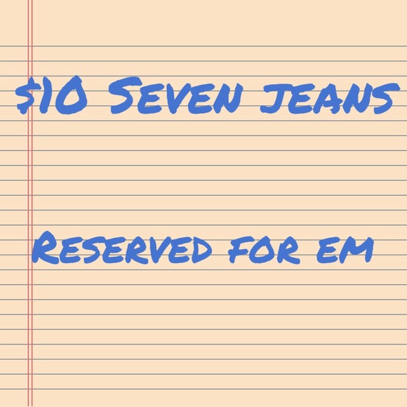 RESERVED Seven jeans 22