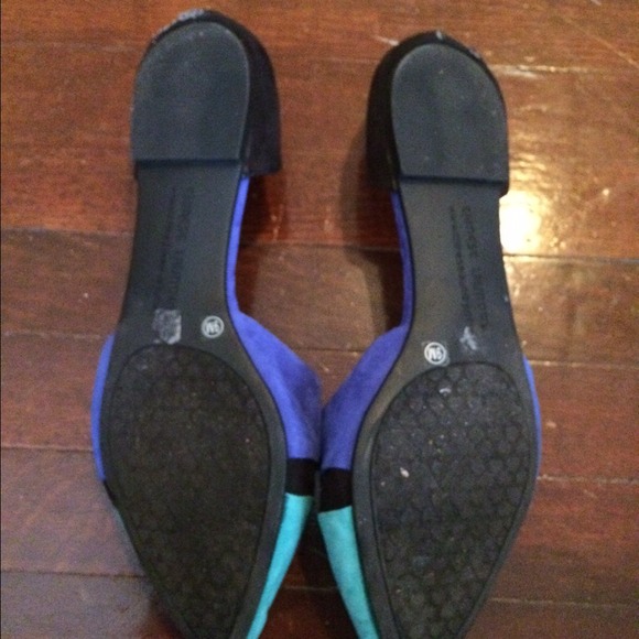 Chinese laundry indigo and turquoise flats - Picture 3 of 4