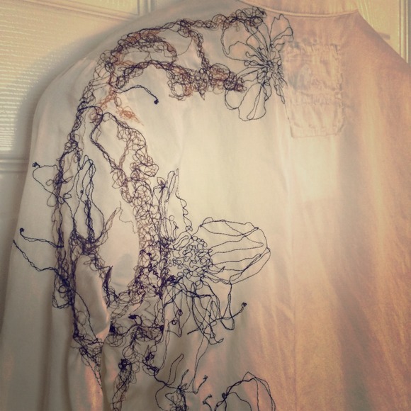 Silk/cotton blend Da-Nang blouse. - Picture 1 of 3