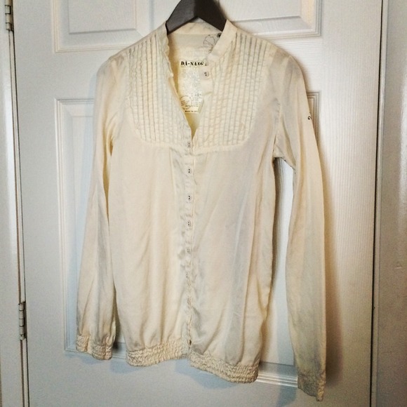 Silk/cotton blend Da-Nang blouse. - Picture 3 of 3