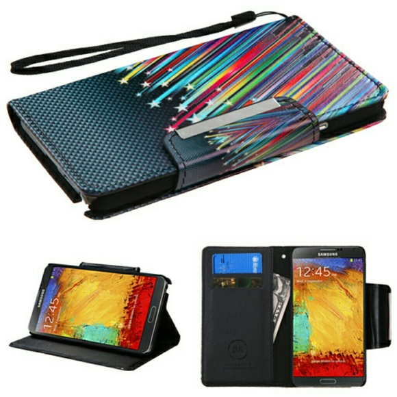 For SAMSUNG NOTE 3 Carbon Star Wallet