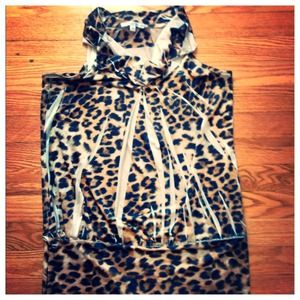 Leopard tunic top