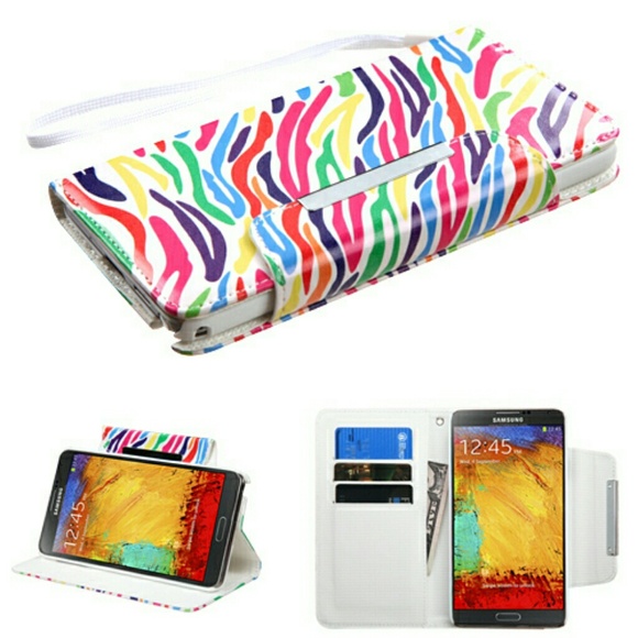 For SAMSUNG NOTE 3 Color Zebra Wallet