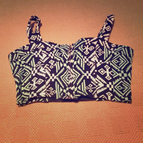 UO bustier crop top!