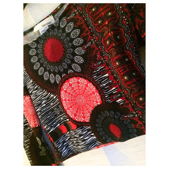 Tribal Print Crop Top