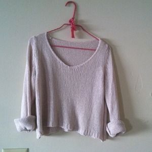 Brandy melville light pink sweater