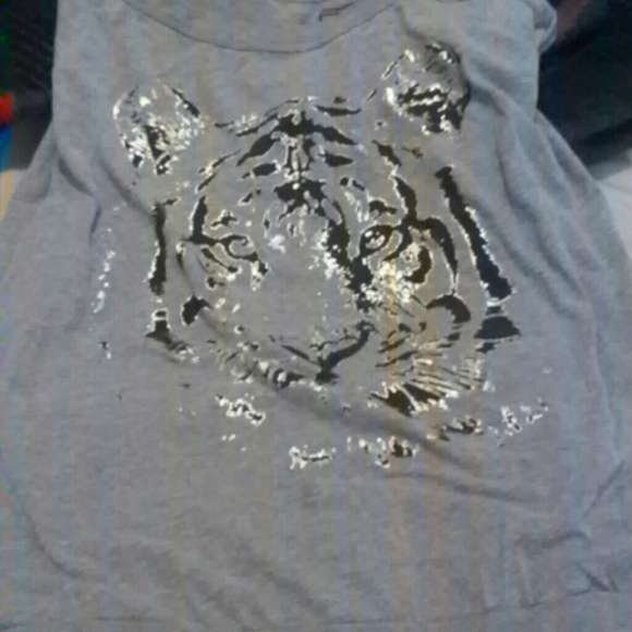 Gold Tiger loose fit long sleeved shirt