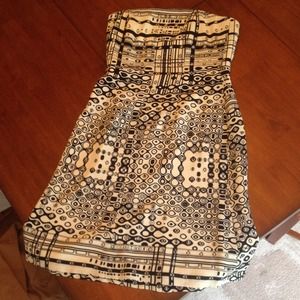 David Meister Strapless Dress