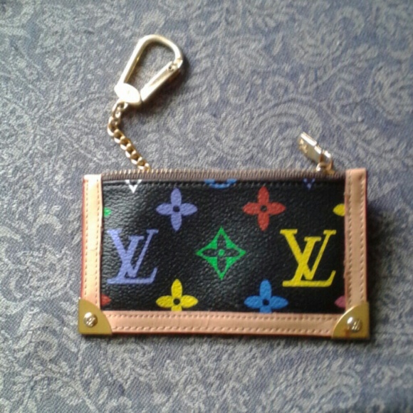 Louis Vuitton change purse key chain