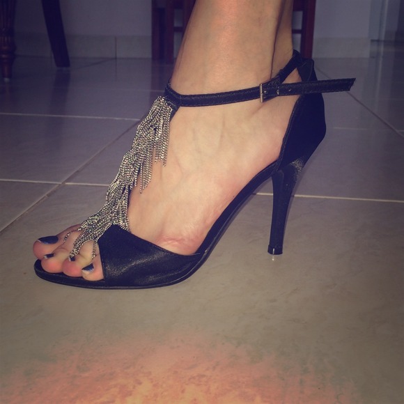 Black heels