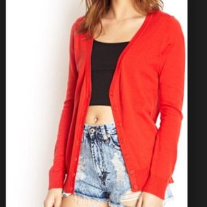 ❌BUNDLE❌Red cardigan with buttons