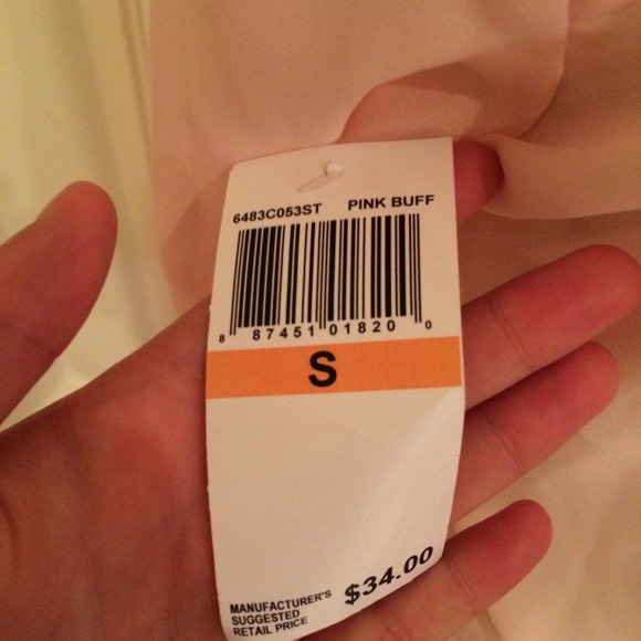 Pink Chiffon Studded Blouse - Picture 4 of 4