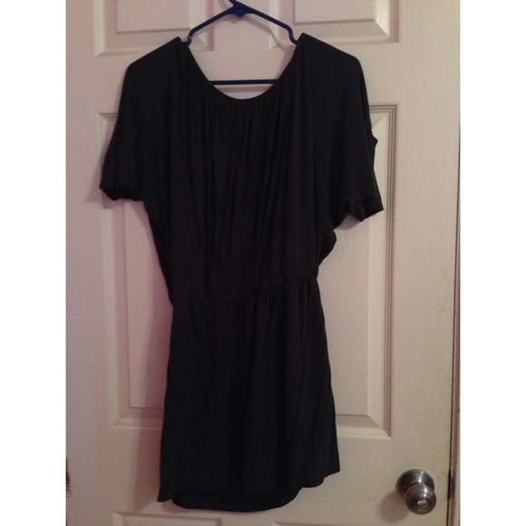 Olive green dress