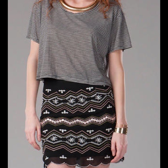 🎉HARPER MIRROR EMBELLISHED SKIRT