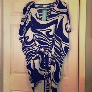 Navy Blue Beach Tunic