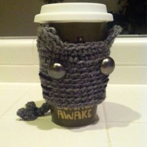 Cat coffee cozy