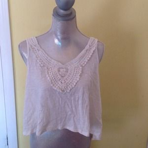 A white crop top