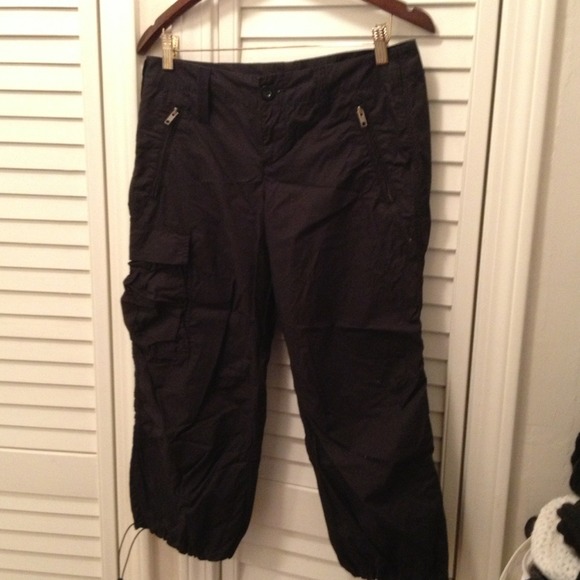 Express black cargo ankle pants size 8 23" inseam