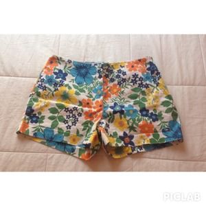Flower high waist shorts!