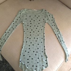 Forever 21 Long sleeve thermal (mint color)