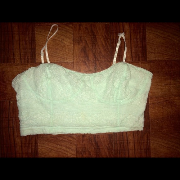 mint green bralet