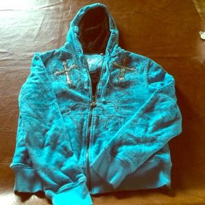 Rock & Roll Cowgirl zip up hoodie