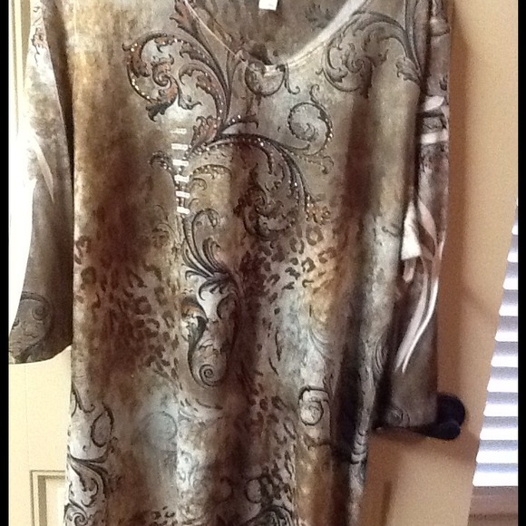 Long Tunic fits like an 18...maybe 20