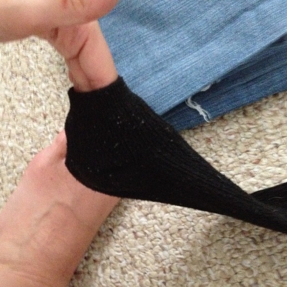 Black knitted leggings - Picture 2 of 3