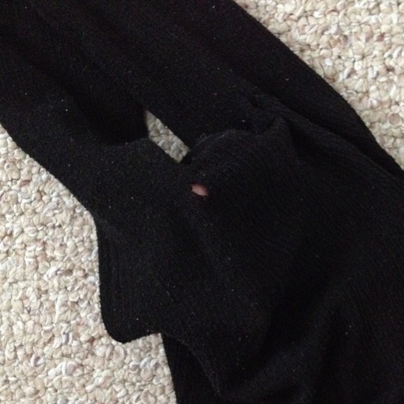 Black knitted leggings - Picture 3 of 3