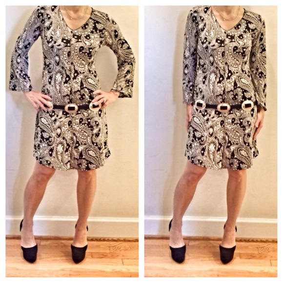 Stunning paisley print dress last one - Picture 2 of 4