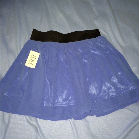 Light blue skirt