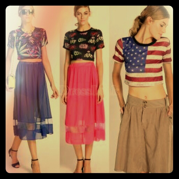 CROP TOPS-Choice of 3