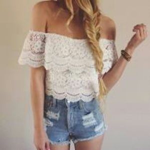 Lace Crochet Top!