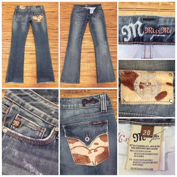 Miss Me Jeans - Cowhide pocket