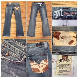 Miss Me Jeans - Cowhide pocket