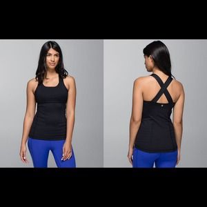 Cross back lululemon tank