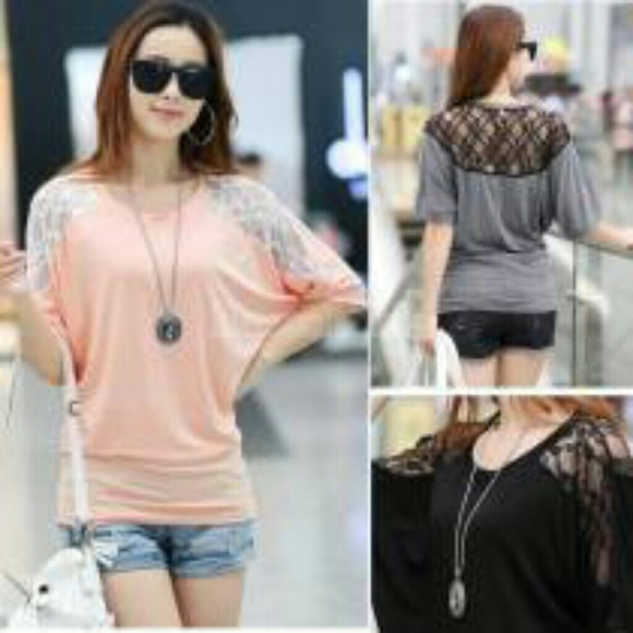 Loose quarter batwing sleeve blouse