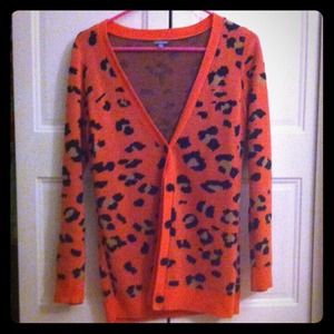 Cheetah print sweater