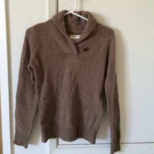 Forever 21 oatmeal sweater with elbow patches