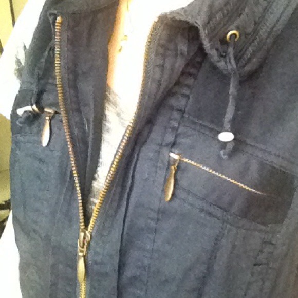 Christopher & banks dark blue vest