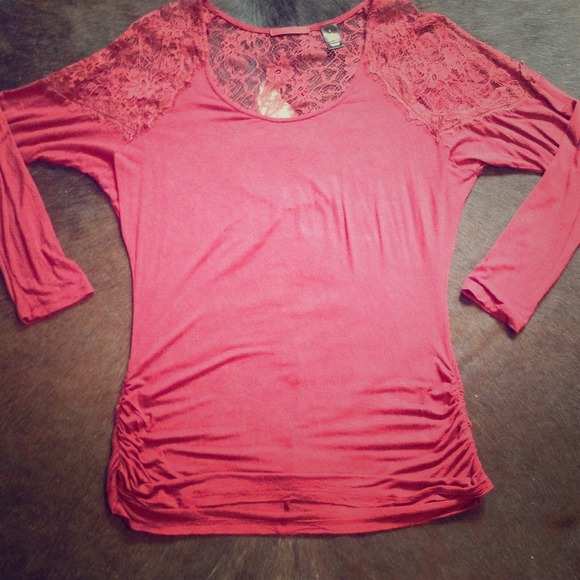 Lace Tunic, Sheer Top & Mint Lace-Sleeve BUNDLE