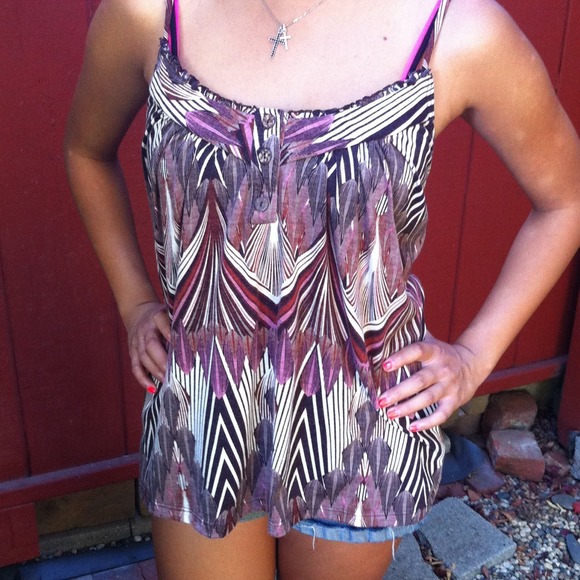 African printed spaghetti strap