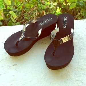 Foam Wedge Guess Flip-Flops