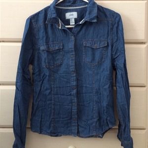 Denim Button Down