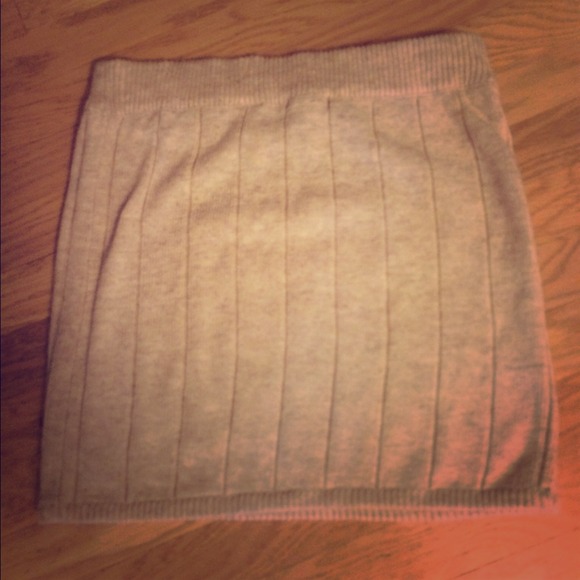 Tan fall skirt!